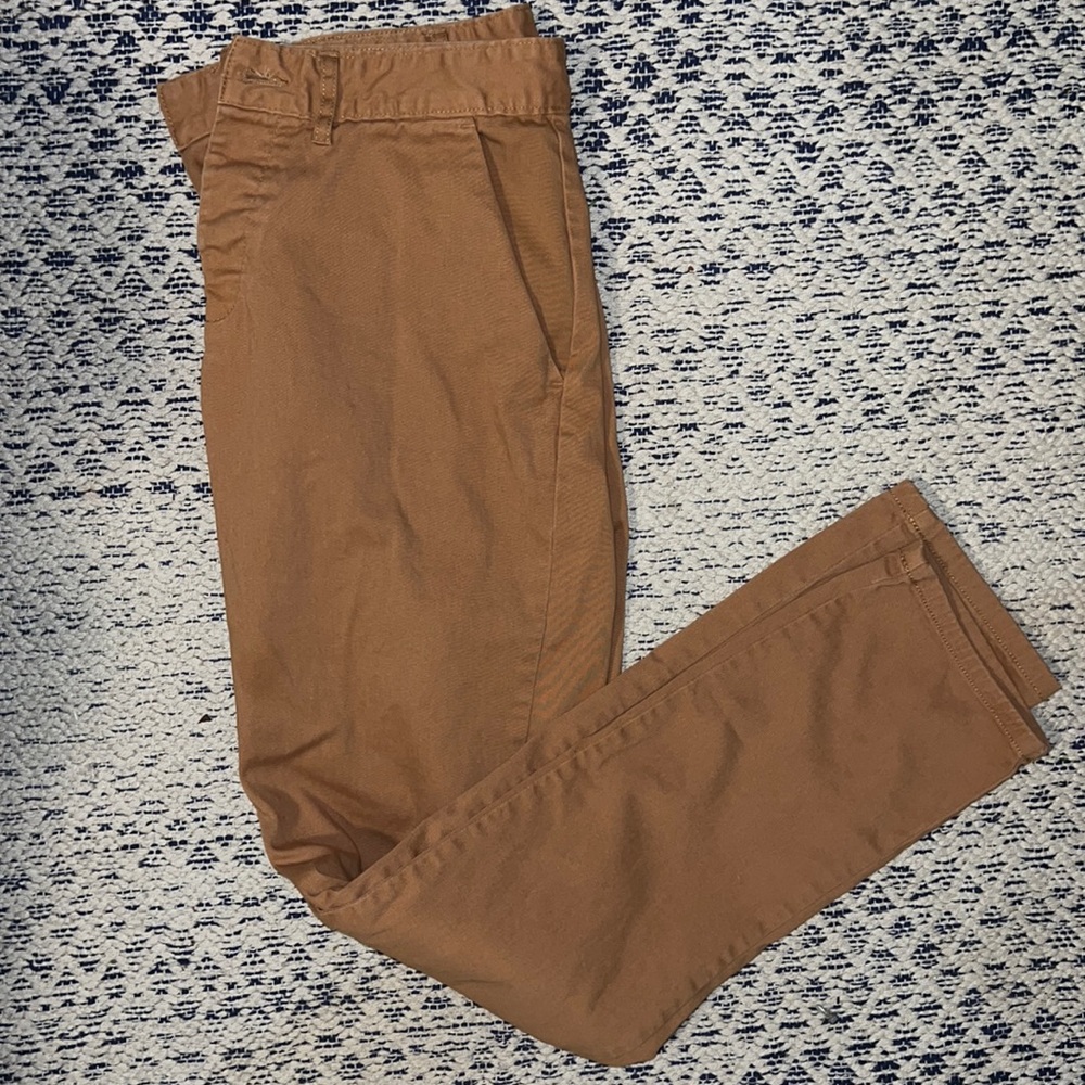 Denim Co Slim Dark Mustard Chino Pants | Size 32x34